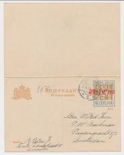 Briefkaart G. 141 I Deventer - Amsterdam 1921