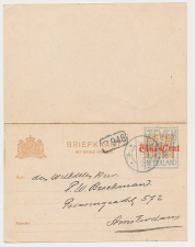 Briefkaart G. 141 II Edam - Amsterdam 1921 5.00