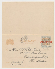 Briefkaart G. 141 II Deventer - Amsterdam  1921