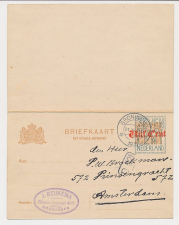 Briefkaart G. 141 II Groningen - Amsterdam 1925