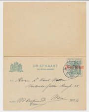 Briefkaart G. 146 II Edam - Wenen Oostenrijk 1933