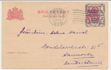 Briefkaart G. 156 a II s Gravenhage - Hannover Duitland 1922