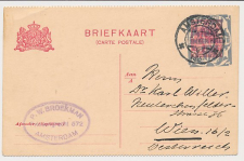 Briefkaart G. 156 b I Amsterdam - Wenen Oostenrijk 1924