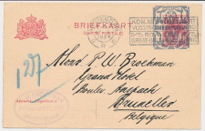 Briefkaart G. 156 b II Amsterdam - Brussel Belgie 1924