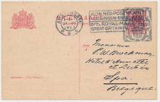 Briefkaart G. 156 b II Amsterdam - Spa Belgie 1923