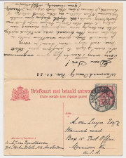 Briefkaart G. 157 I Amsterdam - Morrison USA 1923 v.v.