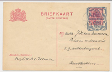 Briefkaart G. 158 Elspeet - Amsterdam 1921 