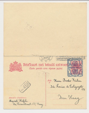 Briefkaart G. 159 Locaal te s Gravenhage 1924