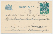 Briefkaart G. 163 II Deventer - Amsterdam 1924