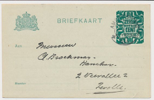 Briefkaart G. 168 a II Amsterdam - Zwolle 1924 