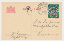 Briefkaart G. 170 I Alphen a.d. Rijn - Leeuwarden 1922