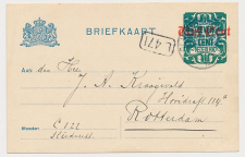 Briefkaart G. 175 II Sliedrecht - Rotterdam 1923