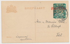 Briefkaart G. 176 a I Apeldoorn - Tiel 1921