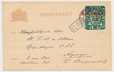 Briefkaart G. 176 a II s Gravenhage - Nijmegen 1922