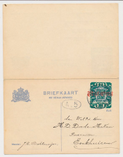 Briefkaart G. 186 I Amsterdam - Enkhuizen 1921