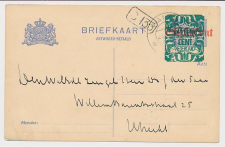 Briefkaart G. 186 I A-krt. Vianen - Utrecht 1922