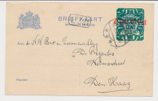 Briefkaart G. 186 II V-krt. Leiden - s Gravenhage 1923