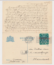 Briefkaart G. 188 I Amsterdam - Oldenzaal 1924 v.v.