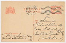 Briefkaart G. 190 z-1 Amsterdam - Berlijn Duitsland 1921