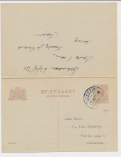 Briefkaart G. 192 Locaal te Schiedam 1921 v.v.