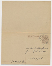 Briefkaart G. 195 Epe - Meppel 1923