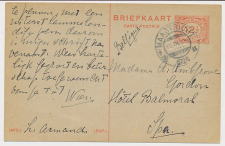 Briefkaart G. 197 z-2 Maastricht - Spa Belgie 1924