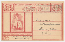 Briefkaart G. 199 f ( Katwijk ) Amsterdam - Duitsland 1924