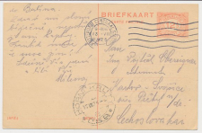Briefkaart G. 206 Amsterdam - Tjechoslowakije 1925