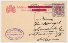 Briefkaart G. 208 a Amsterdam - Landeshut Silezie 1926