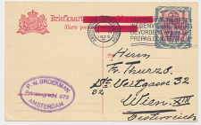 Briefkaart G. 209 a Amsterdam - Wenen Oostenrijk 1926