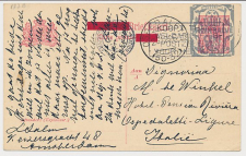 Briefkaart G. 210 b Amsterdam - Ospedaletti Italie 1926