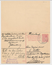 Briefkaart G. 212 z-1 Maastricht - Trier Duitsland 1927
