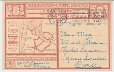 Briefkaart G. 213 b s Gravenhage - Parijs Frankrijk 1927