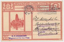 Briefkaart G. 214 d ( Dordrecht ) s Gravenhage - Duitsland 1927