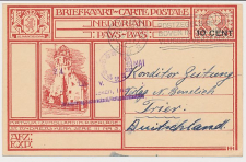 Briefkaart G. 214 f ( Katwijk ) Rotterdam - Duitsland 1927