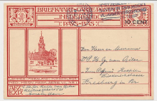 Briefkaart G. 214 l ( Lemmer) Amsterdam - Duitsland 1927
