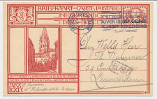 Briefkaart G. 214 n ( Sittard ) Amsterdam - Leeuwarden 1927