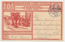 Briefkaart G. 214 o ( Hattem ) Bussum - Duitsland 1929
