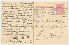 Briefkaart G. 224 Arnhem - Wenen Oostenrijk 1929