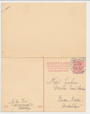 Briefkaart G. 225 Utrecht - Baden-Baden Duitsland 1931