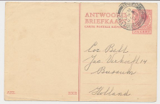 Briefkaart G. 225 A-krt. Brig O Turk GB / UK - Bussum 1933