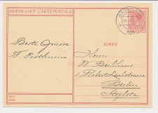 Briefkaart G. 227 b ( Dordrecht ) Groningen - Duitsland 1930