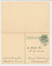 Briefkaart G. 230 Zaandam - Amsterdam 1936