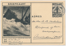 Briefkaart G. 234 Leeuwarden - Amsterdam 1933