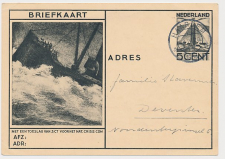 Briefkaart G. 234 Haarlem - Deventer 1933