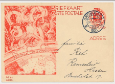 Briefkaart G. 235 Groningen - Remscheid Duitsland 1933
