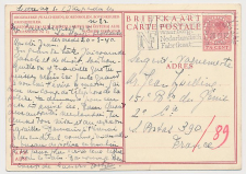 Briefkaart G. 240 o ( Biggekerke ) s Gravenhage - Frankrijk 1940