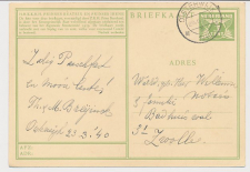 Briefkaart G. 261 Oisterwijk - Zwolle 1940