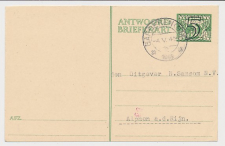 Briefkaart G. 266 A-krt. Garderen - Alphen a.d. Rijn 1943