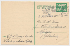 Briefkaart G. 272 A-krt. Arnhem - Nijmegen 1943